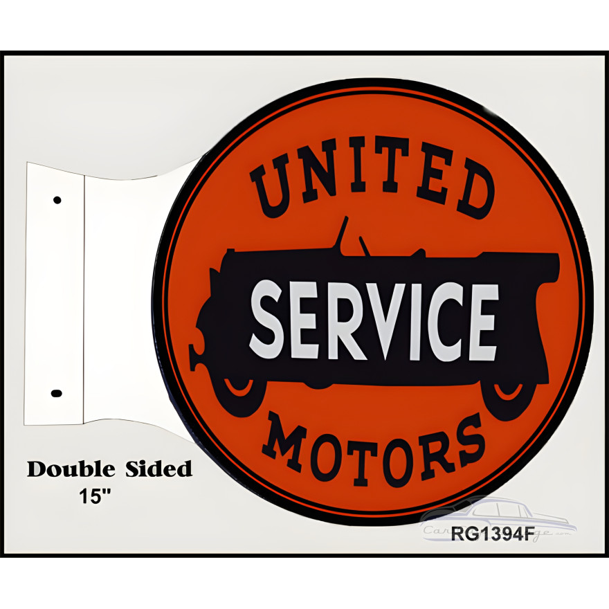 United Motors Service Metal Sign - 15" x 17.5" United Motors Service Metal Sign - 15" x 17.5"
