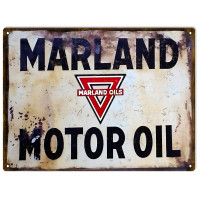 Maryland Motor Oil Metal Sign - 9" x 12"