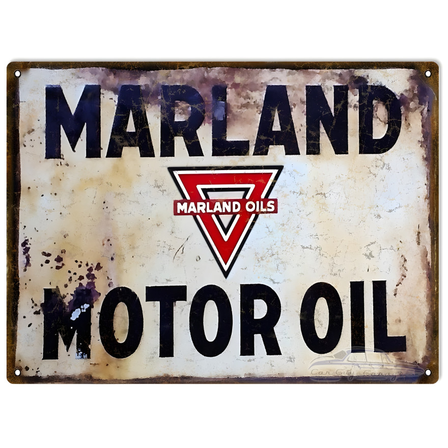 Maryland Motor Oil Metal Sign - 9" x 12" Maryland Motor Oil Metal Sign - 9" x 12"