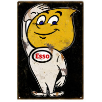 ESSO Motor Oil Metal Sign - 12" x 18"