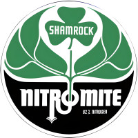 Shamrock Nitromite Metal Sign - 14" Round