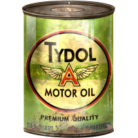 Tydol A Motor Oil Premium Quality Can Cutout Metal Sign - 7.25" x 10.5"