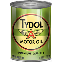 Tydol A Motor Oil Premium Quality Can Cutout Metal Sign - 7.25" x 10.5"