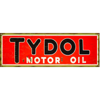 Tydol Motor Oil Metal Sign - 6" x 18"