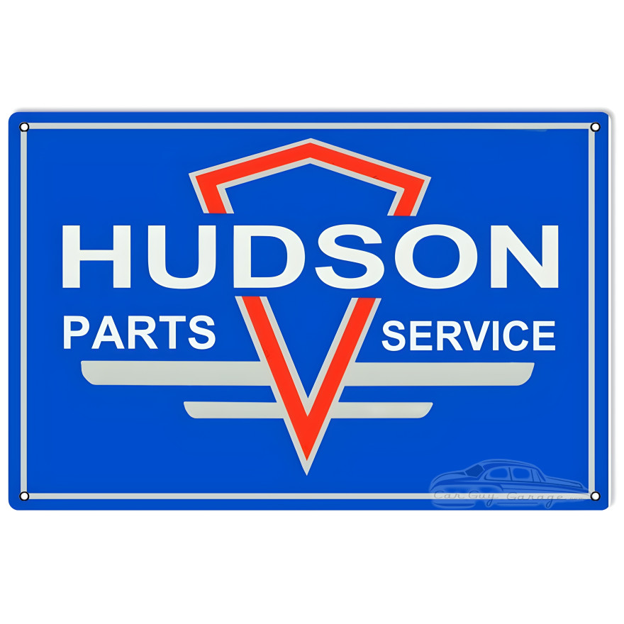 Hudson Parts And Service Motor Oil Metal Sign - 12" x 18" Hudson Parts And Service Motor Oil Metal Sign - 12" x 18"
