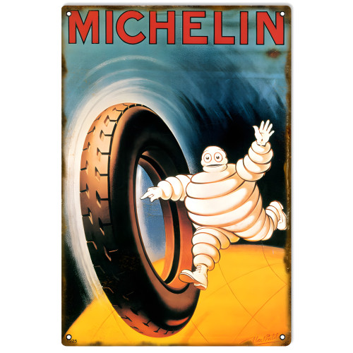Michelin Tire Metal Sign - 12" x 18"