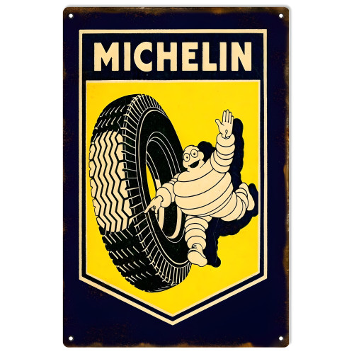 Michelin Tire Metal Sign - 12" x 18"