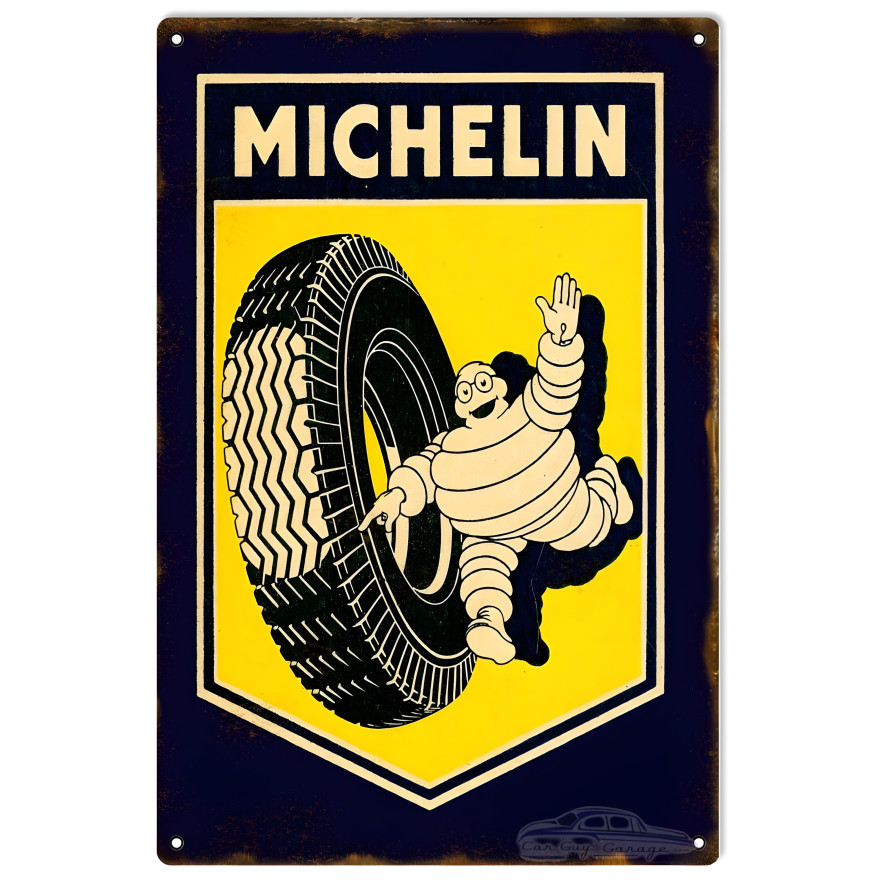 Michelin Tire Metal Sign - 12" x 18" Michelin Tire Metal Sign - 12" x 18"