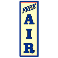 Fresh Air Metal Sign - 6" x 18"