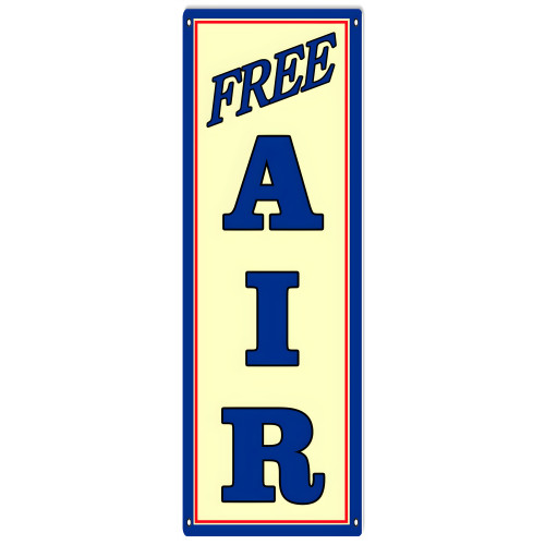 Fresh Air Metal Sign - 6" x 18"