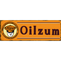 Oilzum Motor Oils And Lubricants Metal Sign - 8" x 24"