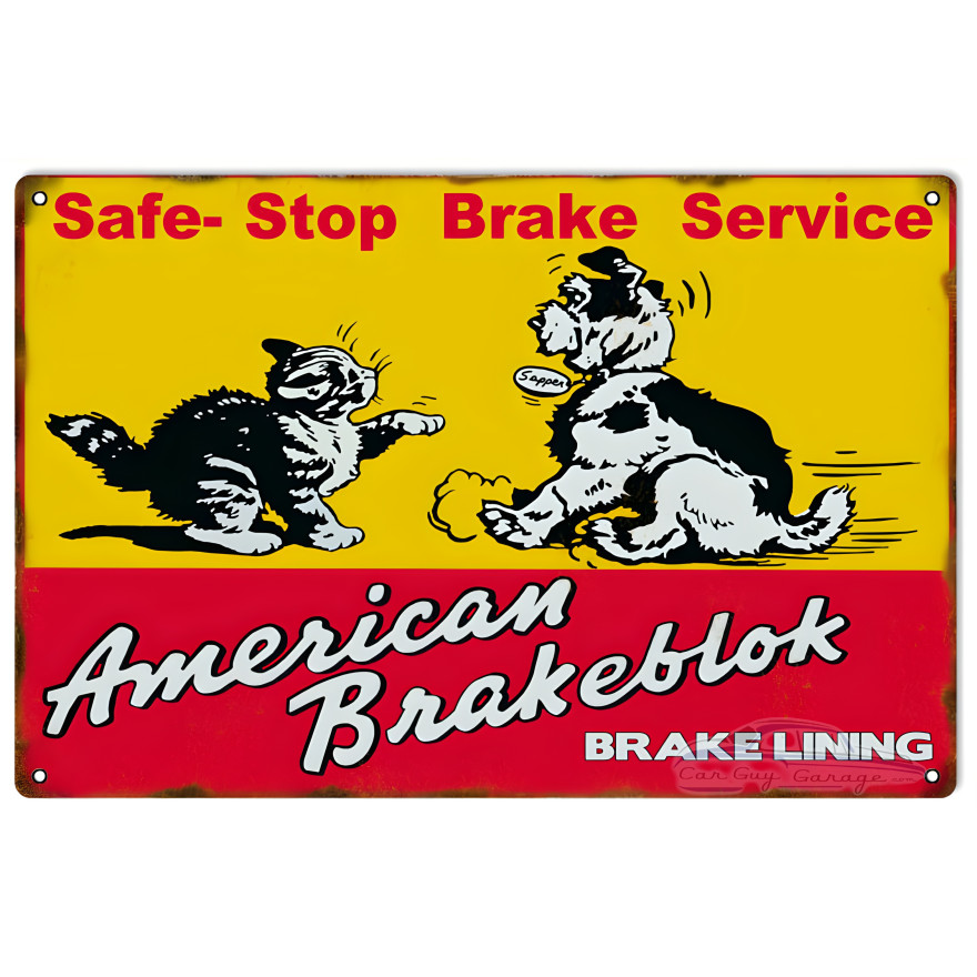 American Brakelok Service Metal Sign - 12" x 18" American Brakelok Service Metal Sign - 12" x 18"