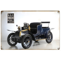 V.C.C 1904 Classic Car Metal Sign - 12" x 18"