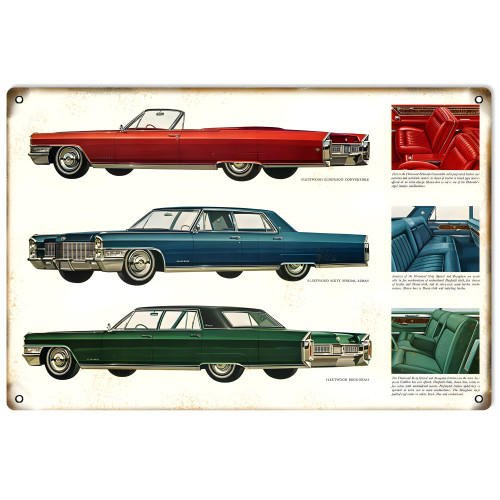 Fleetwood Automobiles Metal Sign - 12" x 18"