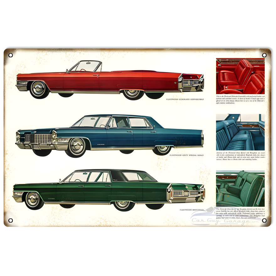 Fleetwood Automobiles Metal Sign - 12" x 18" Fleetwood Automobiles Metal Sign - 12" x 18"