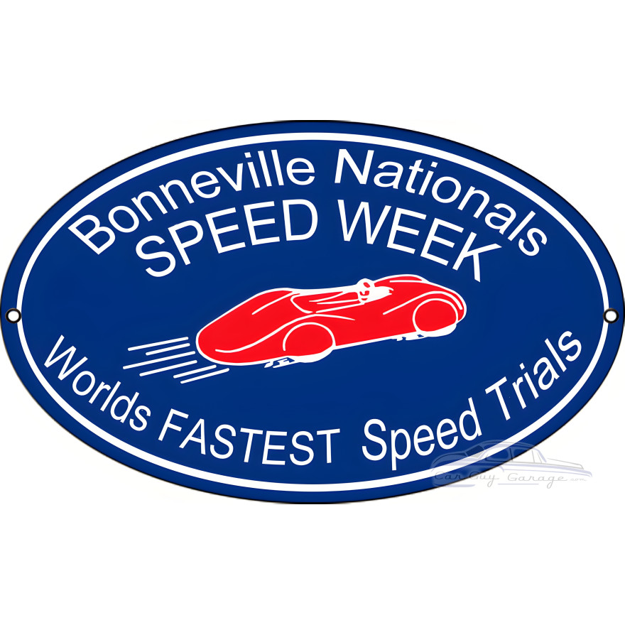 Bonneville Nationals Speed Week Metal Sign - 11" x 18" Bonneville Nationals Speed Week Metal Sign - 11" x 18"