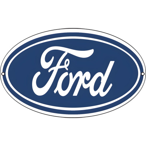 Ford Automobile Metal Sign - 11" x 18"