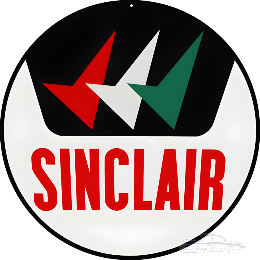 Sinclair Motor Oil Metal Sign - 24" Round Sinclair Motor Oil Metal Sign - 24" Round