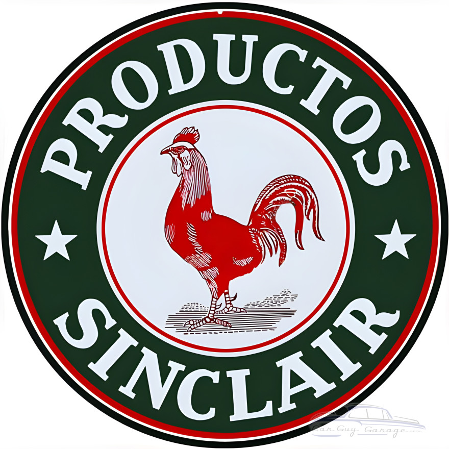 Sinclair Motor Oil Metal Sign - 30" Round Sinclair Motor Oil Metal Sign - 30" Round