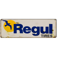 Regul Tires Metal Sign - 6" x 18"