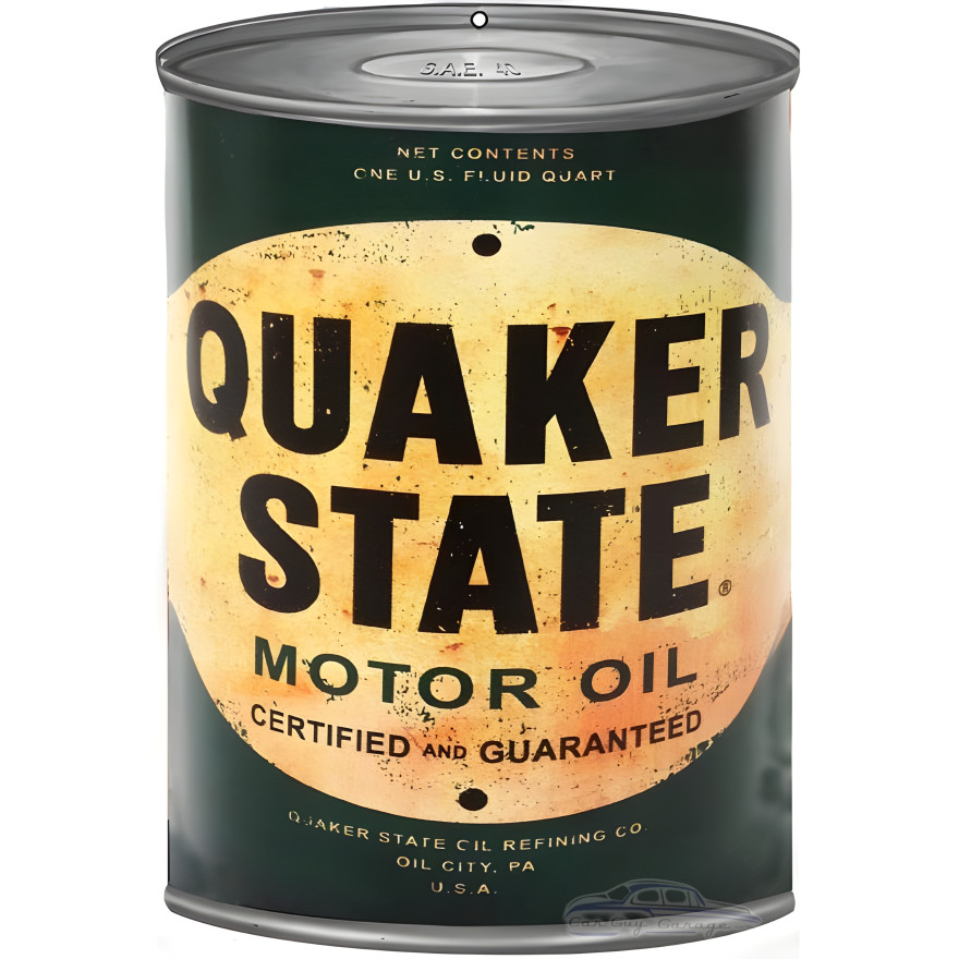 Quaker State Motor Oil Metal Sign - 7.25" x 10.5" Quaker State Motor Oil Metal Sign - 7.25" x 10.5"