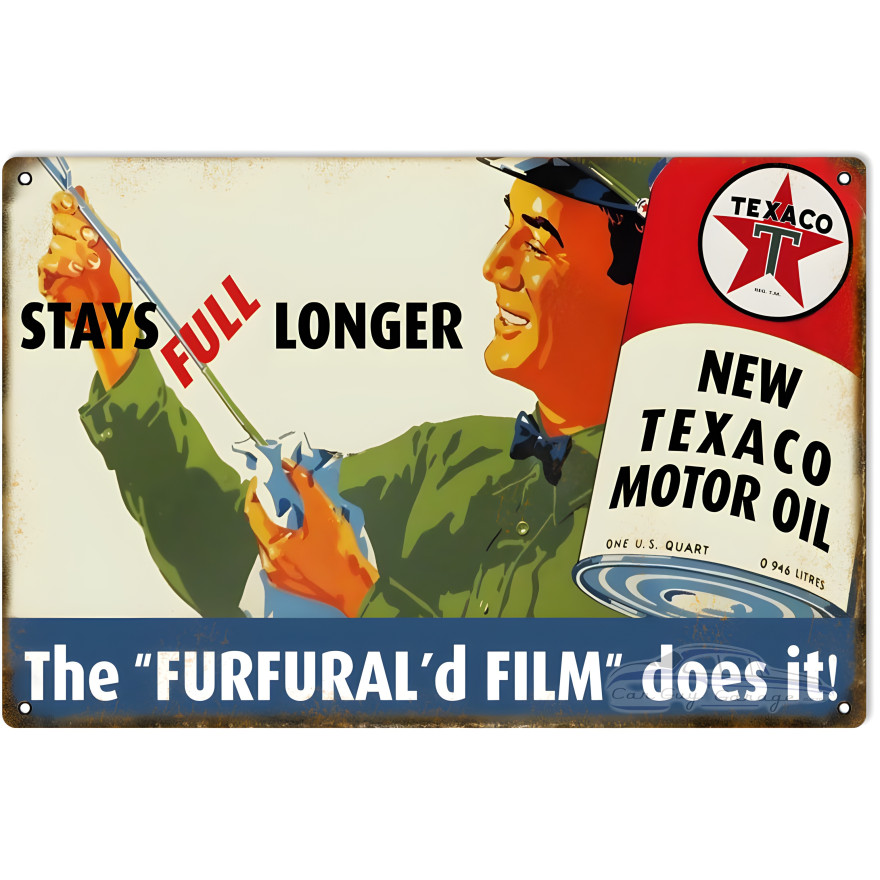 Texaco Motor Oil Metal Sign - 12" x 18" Texaco Motor Oil Metal Sign - 12" x 18"