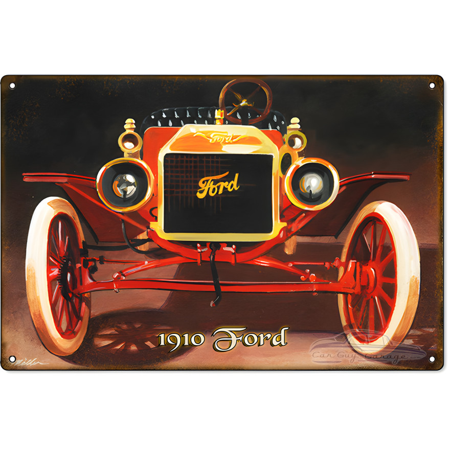 Ford Model T Grille Metal Sign - 12" x 18" Ford Model T Grille Metal Sign - 12" x 18"