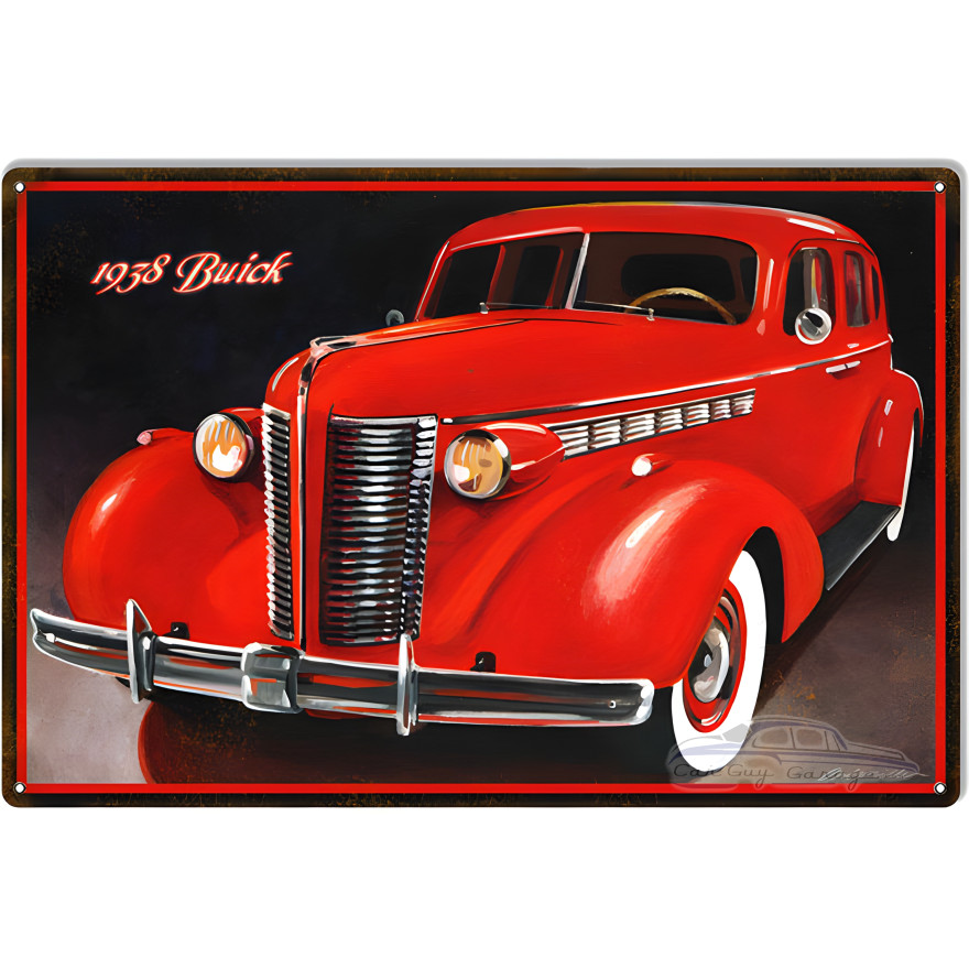 1938 Buick Roadmaster Metal Sign - 12" x 18" 1938 Buick Roadmaster Metal Sign - 12" x 18"