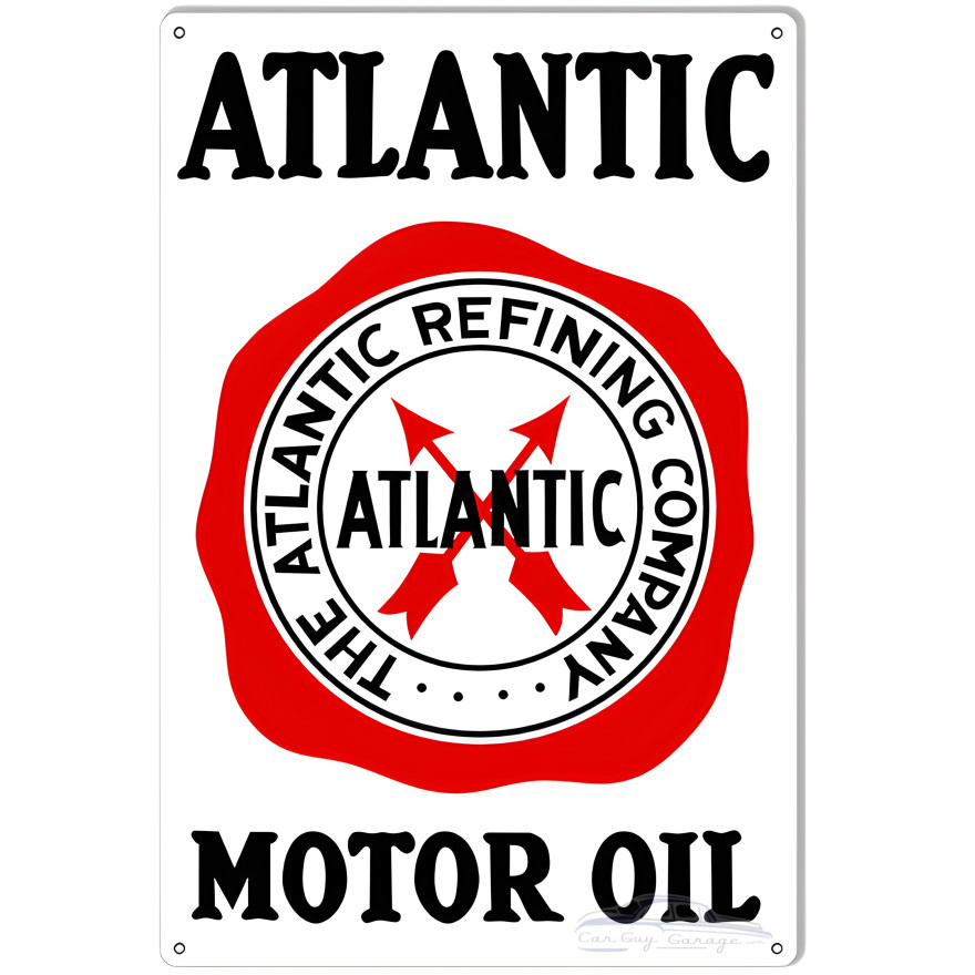 Atlantic Refining Company Motor Oil Metal Sign - 16" x 24" Atlantic Refining Company Motor Oil Metal Sign - 16" x 24"