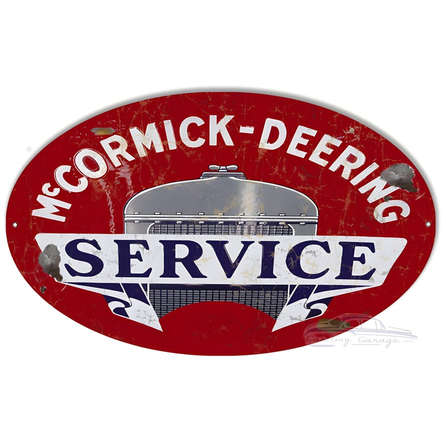McCormick Deering Motor Oil Metal Sign - 11" x 18" McCormick Deering Motor Oil Metal Sign - 11" x 18"