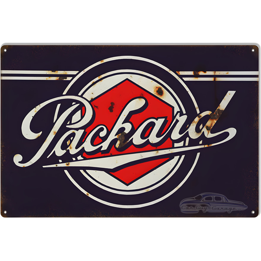 Packard Automobile Gas Station Metal Sign - 16" x 24" Packard Automobile Gas Station Metal Sign - 16" x 24"