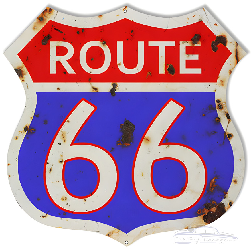 Route 66 Gas Station Metal Sign - 15" x 15" Route 66 Gas Station Metal Sign - 15" x 15"