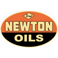 Newton Oils Motor Oil Metal Sign - 9" x 14"