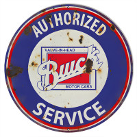 Buick Valve In Head Service Gas Station Metal Sign - 18" Round