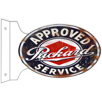Genuine Chrysler Parts Flange Metal Sign - 12" x 18"