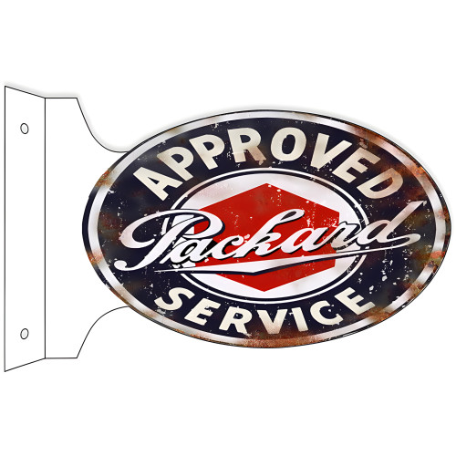 Genuine Chrysler Parts Flange Metal Sign - 12" x 18"