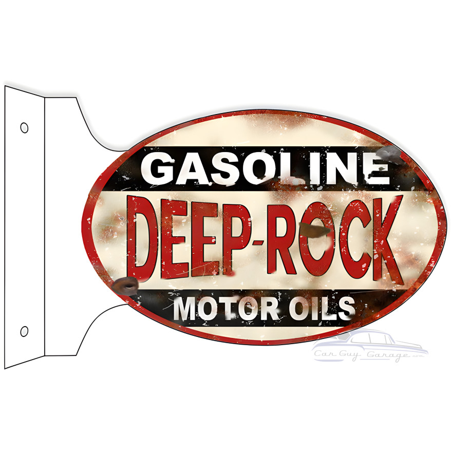 Deep Rock Gasoline Motor Oil Metal Sign - 12" x 18" Deep Rock Gasoline Motor Oil Metal Sign - 12" x 18"