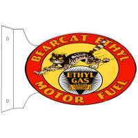 Bearcat Ethyl Gas Motor Fuel General Motors Product Metal Sign - 12" x 18"
