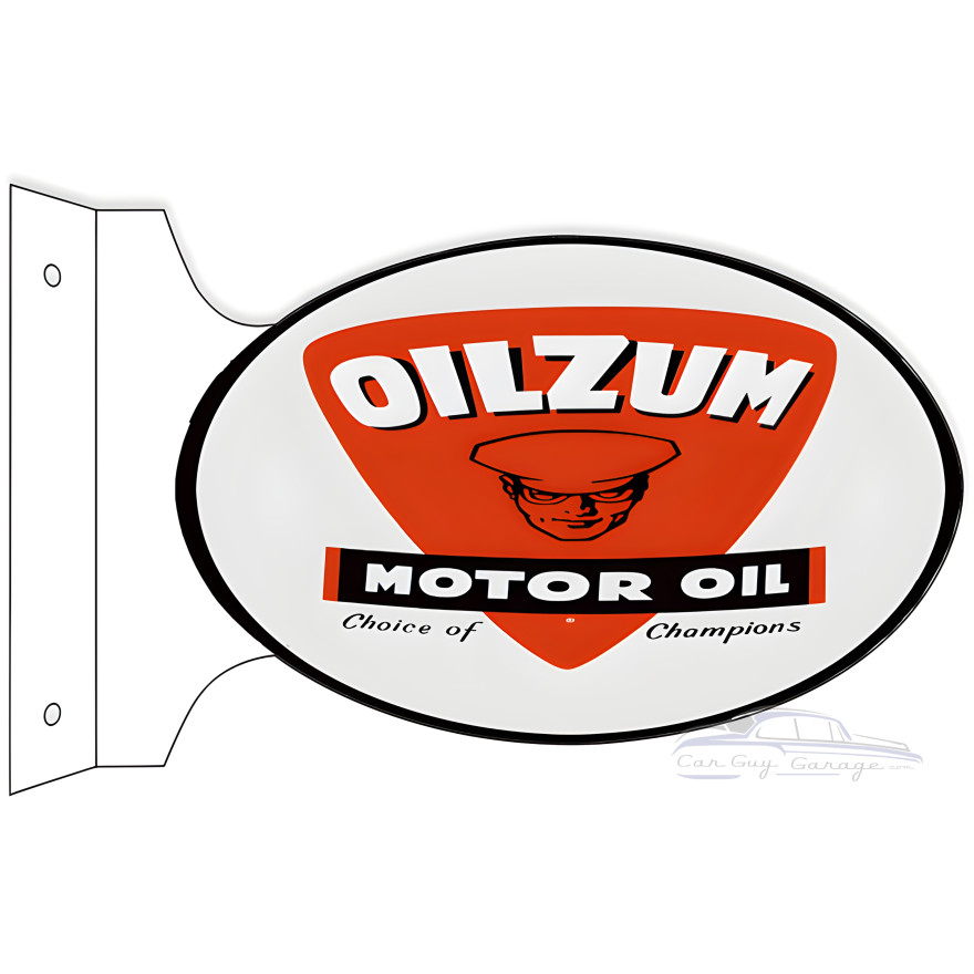 Oilzum Motor Oil Choice of Champions Metal Sign - 12" x 18" Oilzum Motor Oil Choice of Champions Metal Sign - 12" x 18"