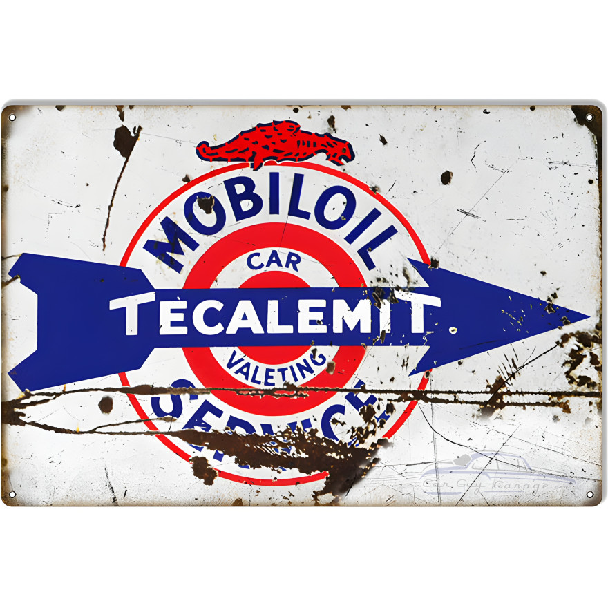 Tecalemit Valeting Service Gas Station Metal Sign - 12" x 18" Tecalemit Valeting Service Gas Station Metal Sign - 12" x 18"