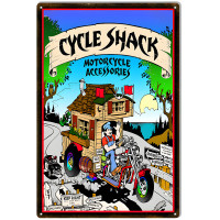 Cycle Shack Accessories Metal Sign - 12" x 18"