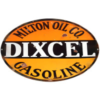 Dixcel Milton Motor Oil Metal Sign - 9" x 14"