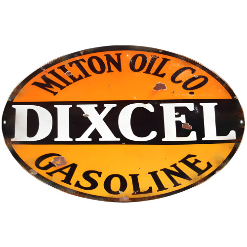 Dixcel Milton Motor Oil Metal Sign - 9" x 14"