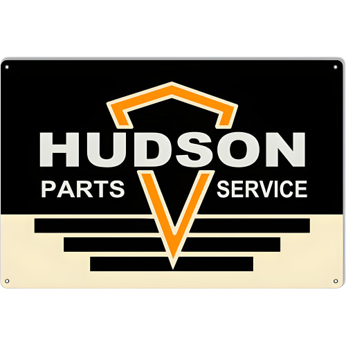 Hudson Parts And Service Garage Shop Metal Sign - 16" x 24"