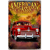 1947 Ford Classic Metal Sign - 12" x 18"