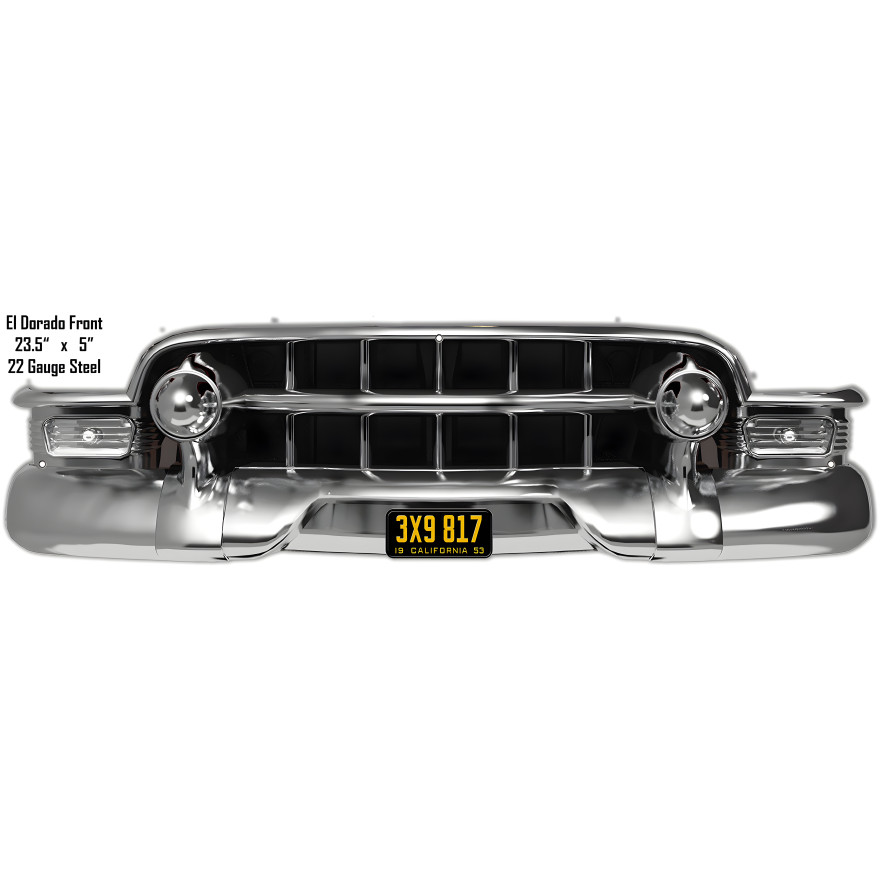 Eldorado Front End Metal Sign - 5" x 23.5" Eldorado Front End Metal Sign - 5" x 23.5"
