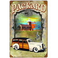 Packard Reproduction Metal Sign - 12" x 18"
