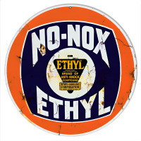 No Nox Ethyl Motor Oil Metal Sign - 14" x 14"