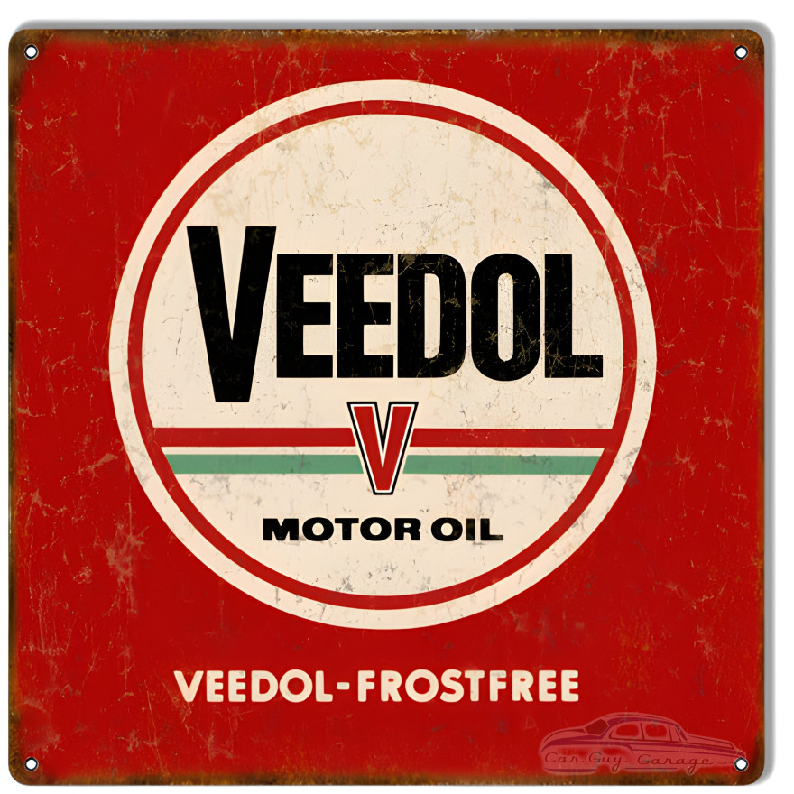 Frostfree Veedol Motor Oil Metal Sign - 12" x 12" Frostfree Veedol Motor Oil Metal Sign - 12" x 12"