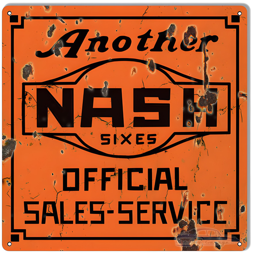 Another Nash Reproduction Gas Station Metal Sign - 16" x 16" Another Nash Reproduction Gas Station Metal Sign - 16" x 16"